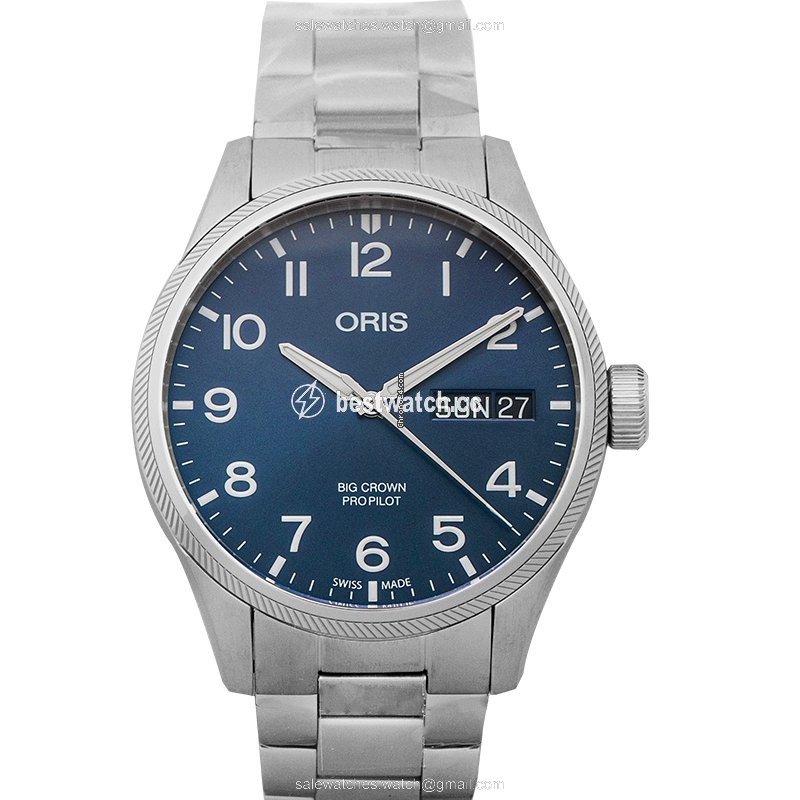 IMG_9085 Oris Big Crown ProPilot Day Date Mens watch Unisex Automatic Steel 01 752 7698 4065-07 8 22 19 Replica 2