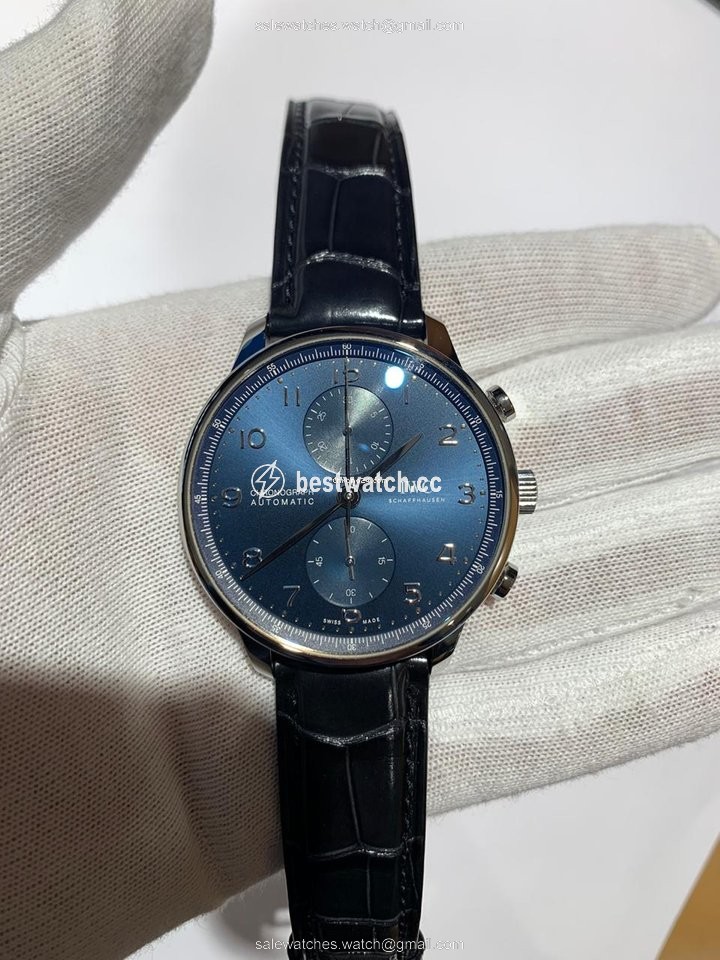 IMG_9085 IWC Portuguese Chronograph Mens watch Unisex Automatic Steel IW371606 Replica 2