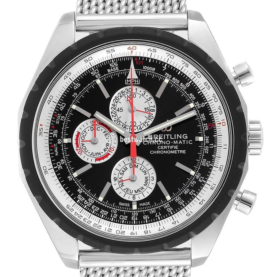 IMG_9085 Breitling Chrono-Matic 1461 Mens watch Unisex Automatic Steel A19360 Replica 2
