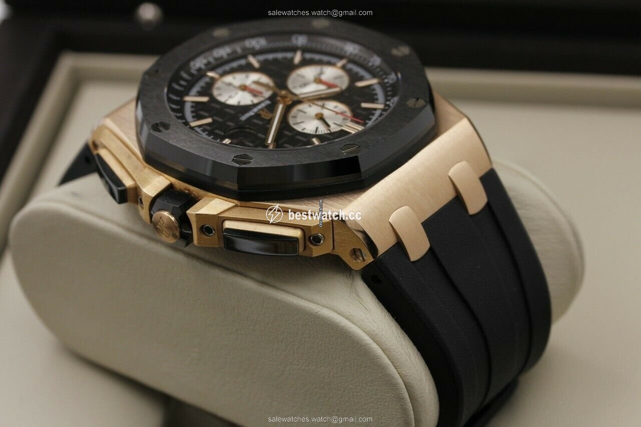 Audemars Piguet Royal Oak Offshore Chronograph Mens watch Unisex Automatic Rose gold 26400OR.OO.A002CA.01 Replica 2