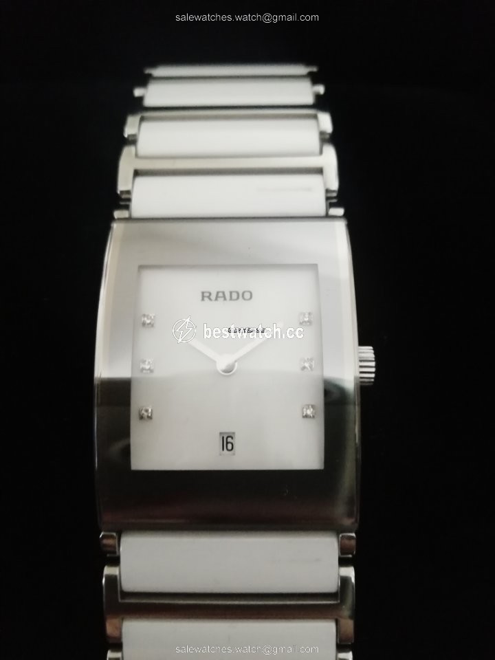 IMG_9085 Rado Integral Mens watch Unisex Quartz Steel R20746901 Replica 2