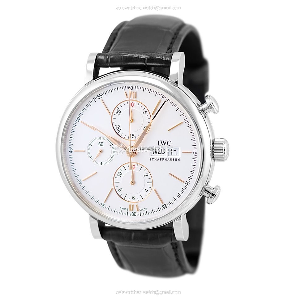 IWC Portofino Chronograph Mens watch Unisex Automatic Steel IW391031 Replica 2