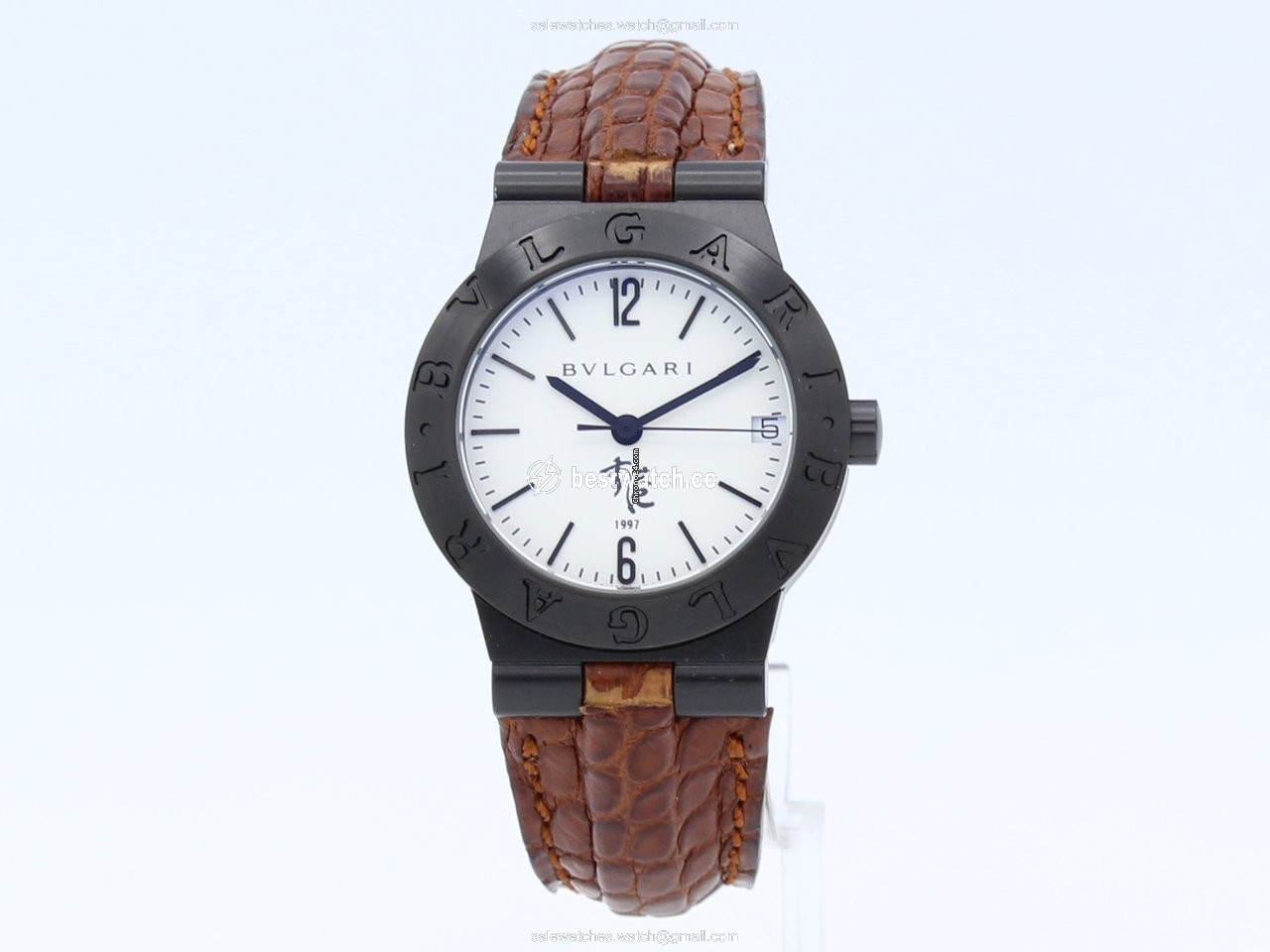 Bulgari Diagono Mens watch Unisex Quartz Steel LC29SG Replica 2