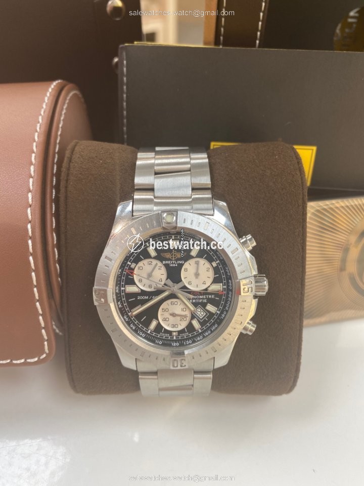 Breitling Colt Chronograph Mens watch Unisex Quartz Steel A7338811.BD43.173A Replica 2
