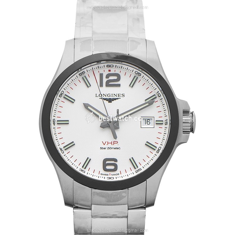 Longines Conquest Mens watch Unisex Quartz Steel L37294766 Replica 2