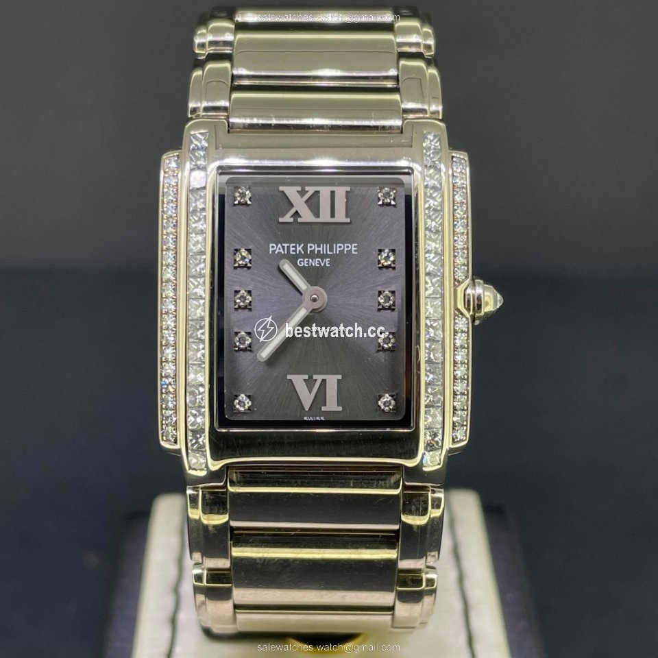 IMG_9085 Patek Philippe Twenty~4 Womens watch Quartz White gold 4910 20G-010 Replica 2