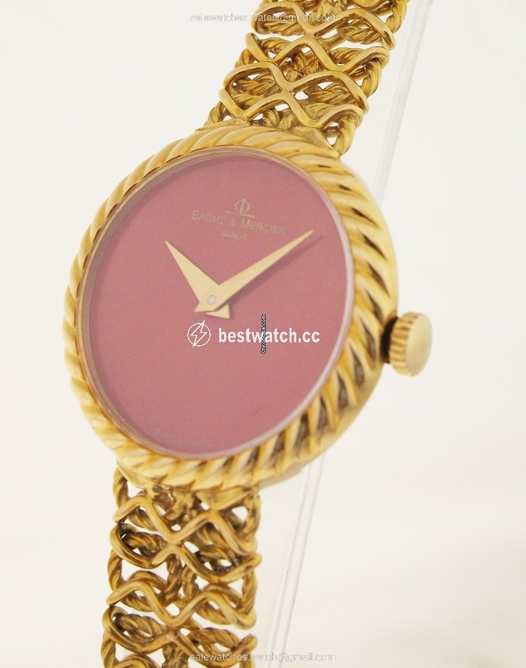 Baume & Mercier Womens watch Manual winding Yellow gold bm 775 Replica 2