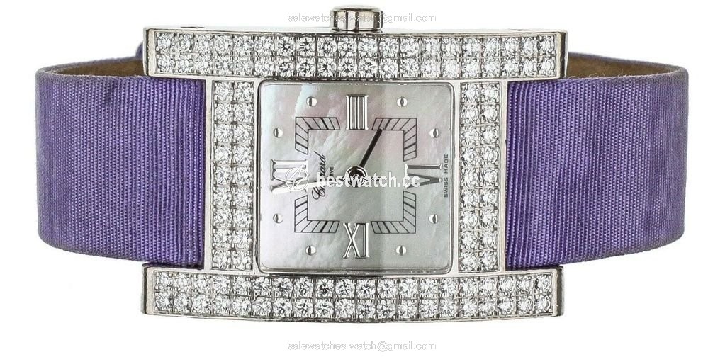 IMG_9085 Chopard Your Hour Womens watch Quartz White gold 13 6818 Replica 2