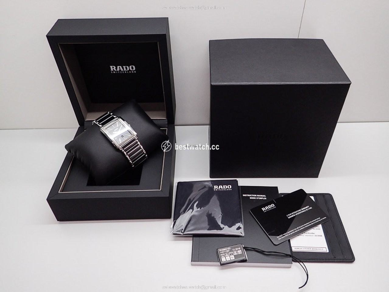 IMG_9085 Rado Integral Mens watch Unisex Quartz Ceramic R20963152 Replica 2