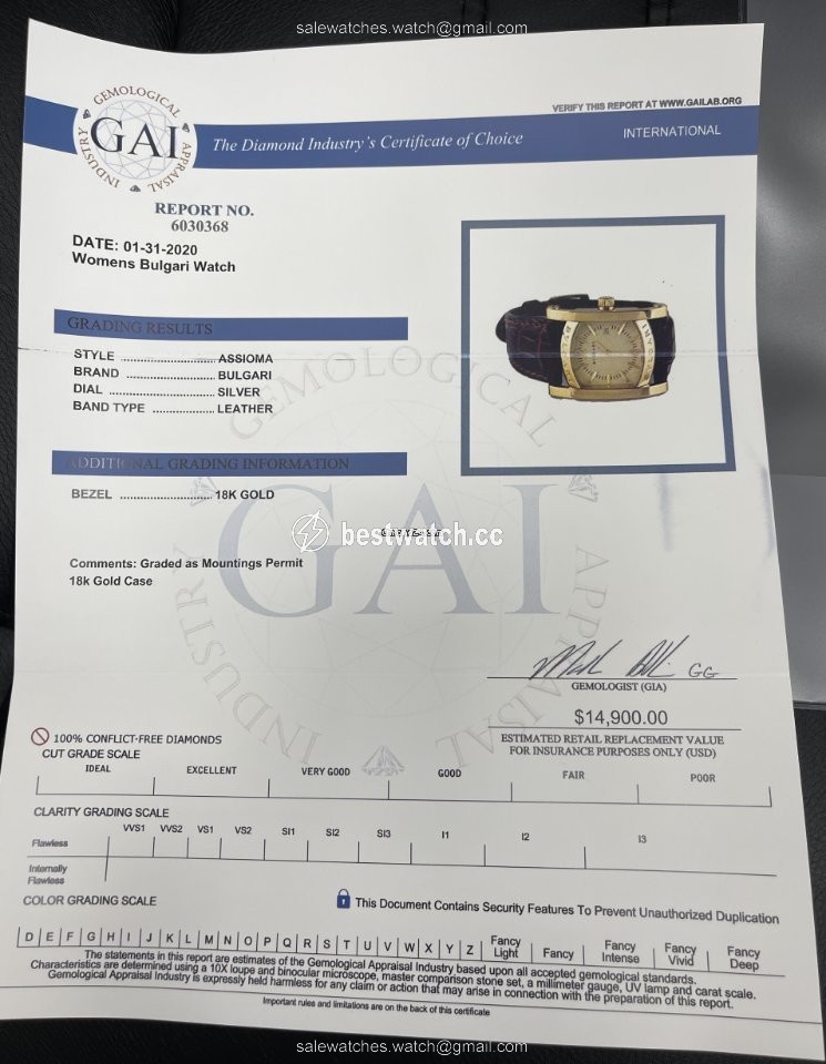 IMG_9085 Bulgari Assioma Womens watch Quartz Yellow gold AA 39 G Replica 2