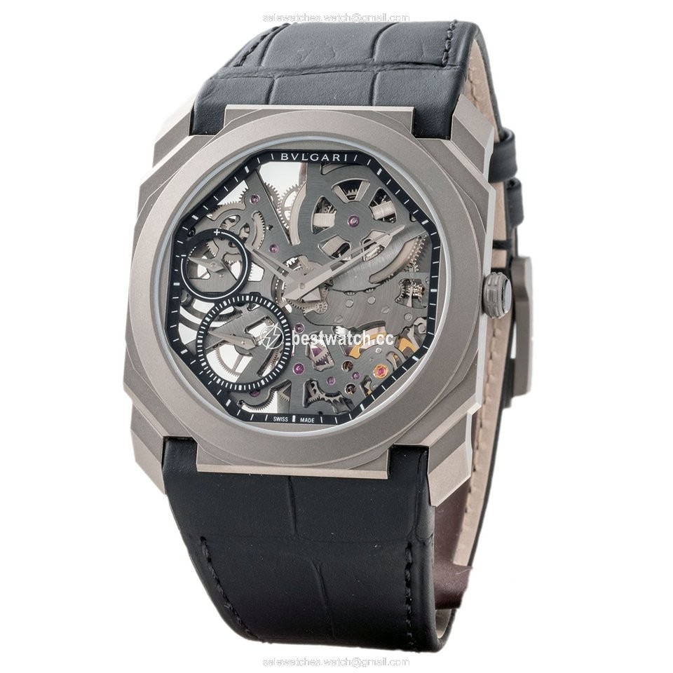 IMG_9085 Bulgari Octo Mens watch Unisex Manual winding Titanium 102714 BGO40TLXTSK Replica 2