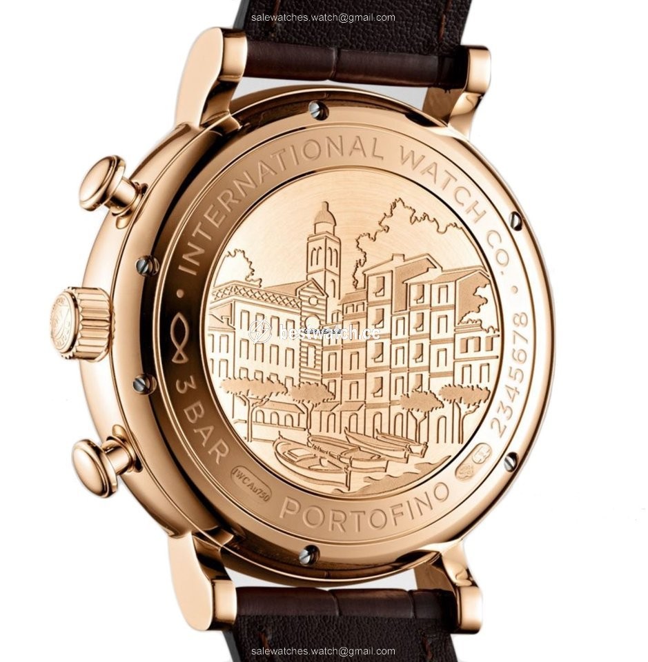 IMG_9085 IWC Portofino Chronograph Automatic Rose gold IW3910-25 Replica 2
