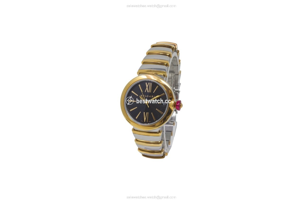 IMG_9085 Bulgari Lucea Womens watch Automatic Gold Steel LUP33SG Replica 2