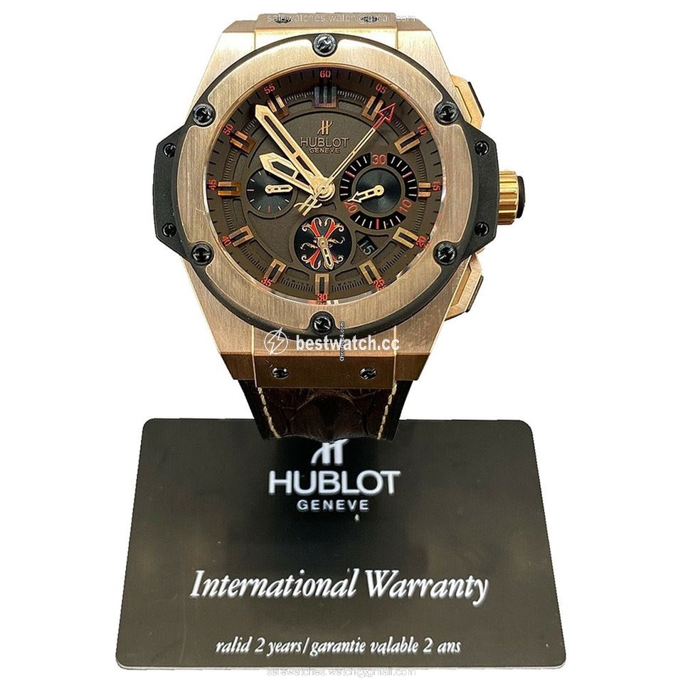 IMG_9085 Hublot King Power Mens watch Unisex Automatic Rose gold 703.OX.3113.HR.OPX2 Replica 2