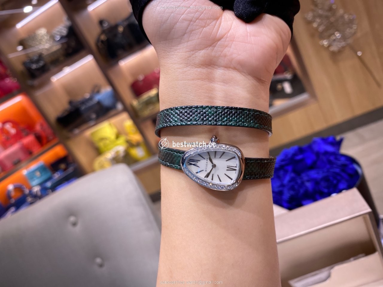 Bulgari Serpenti Womens watch Quartz Steel 102781 SPS27WSDL Replica 2