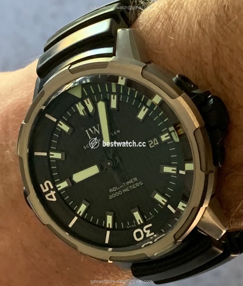 IMG_9085 IWC Aquatimer Automatic 2000 Mens watch Unisex Automatic Titanium IW358002 Replica 2