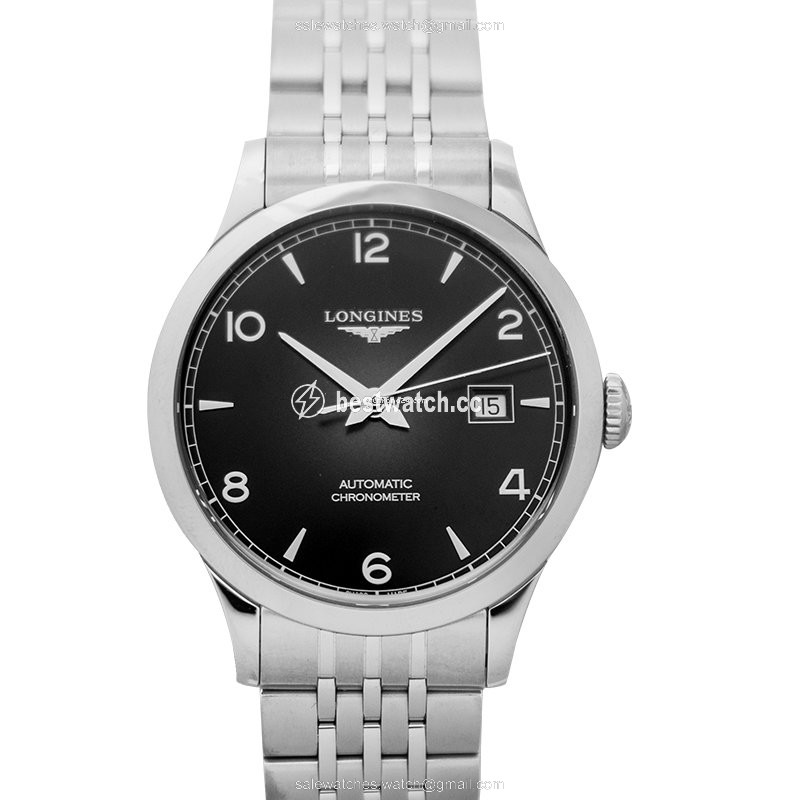 IMG_9085 Longines Record Mens watch Unisex Automatic Steel L28214566 Replica 2