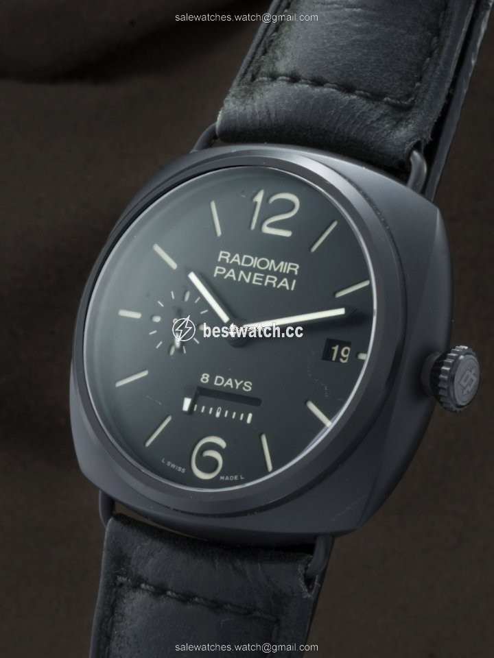 IMG_9085 Panerai Radiomir 8 Days Manual winding Ceramic PAM384 Replica 2
