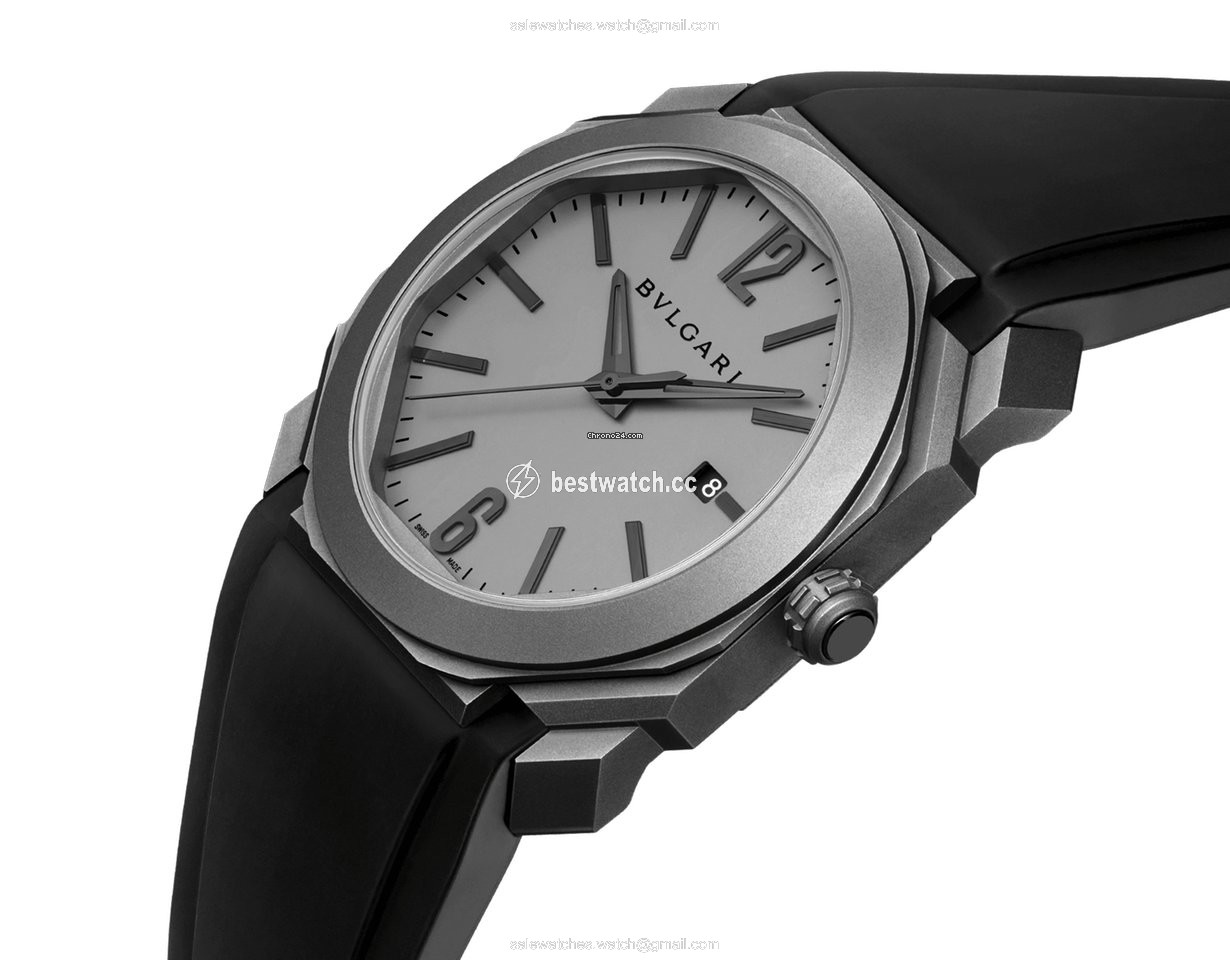 Bulgari Octo Mens watch Unisex Automatic Titanium 102858 BGO41C14TVD Replica 2