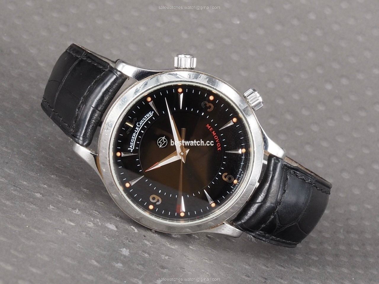 Jaeger-LeCoultre Master Memovox Mens watch Unisex Manual winding Steel 144.8.94.S Replica 2