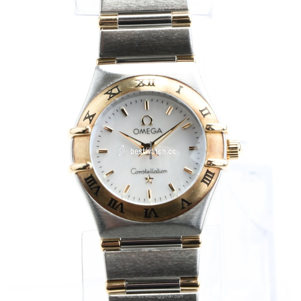 IMG_9085 Omega Constellation Womens watch Quartz Gold Steel 131.20.25.60.05.002 Replica 2