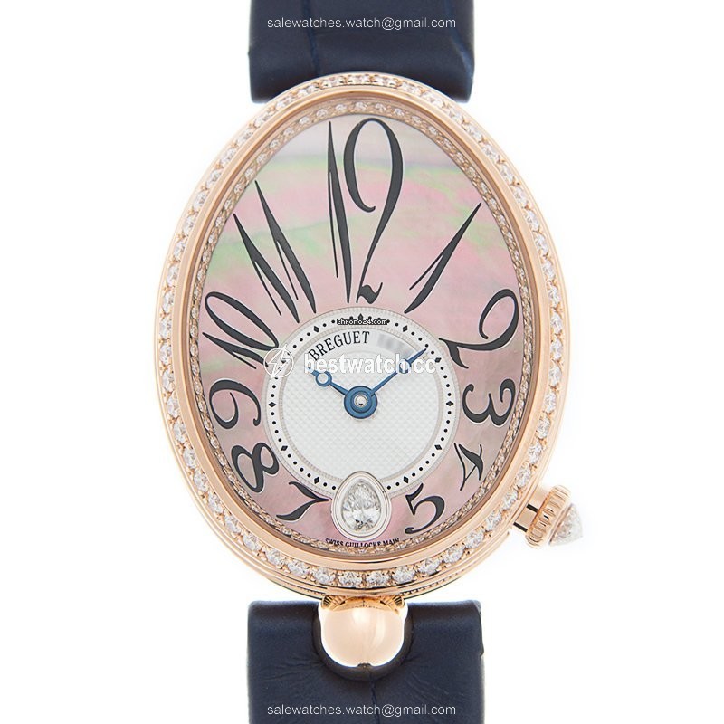 Breguet Reine de Naples Womens watch Automatic Rose gold 8918BR 5T 964 D00D Replica 2