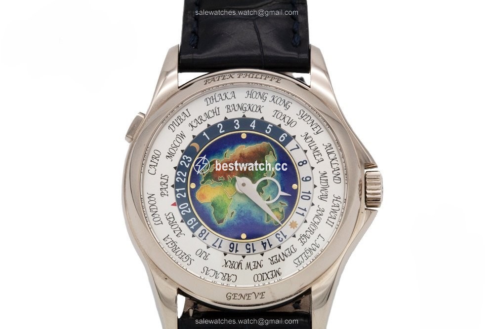 IMG_9085 Patek Philippe World Time Mens watch Unisex Automatic White gold 5131G-001 Replica 2