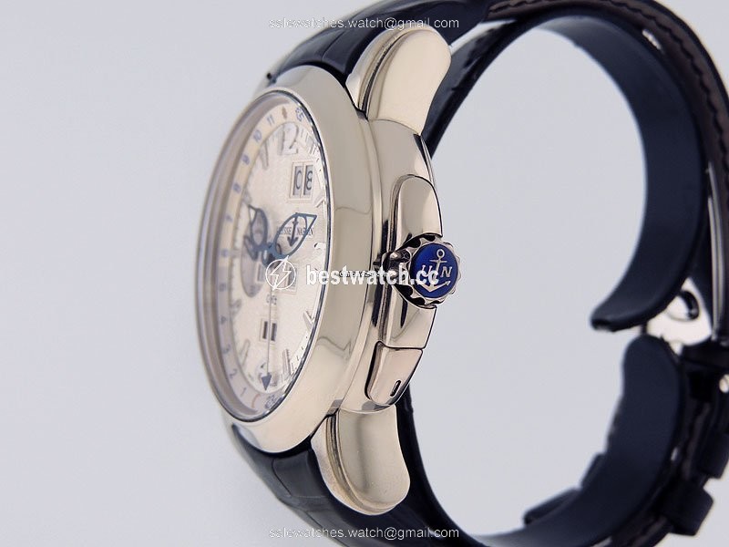 Ulysse Nardin GMT + - Perpetual Mens watch Unisex Automatic White gold 320-60 60 Replica 2