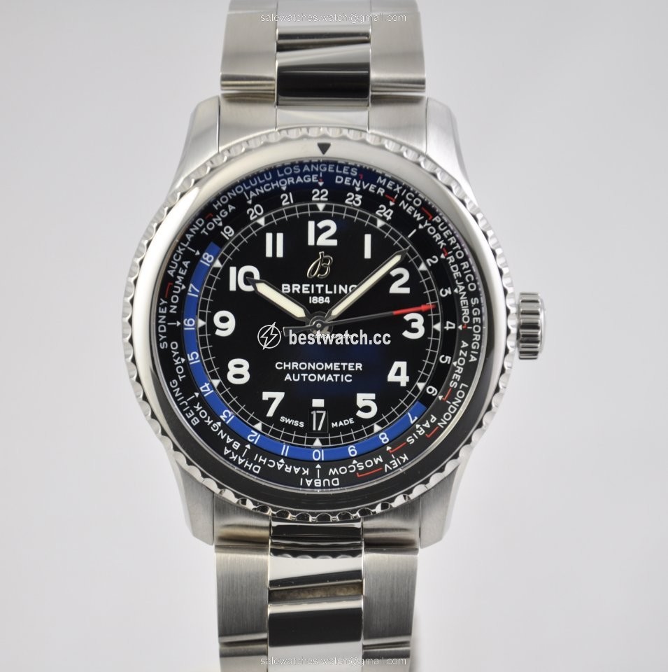 IMG_9085 Breitling Aviator 8 Mens watch Unisex Automatic Steel AB3521U41B1A1 Replica 2