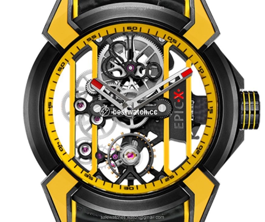 Jacob & Co. Mens watch Unisex Manual winding Titanium EX100.21.YR.YB.A Replica 2