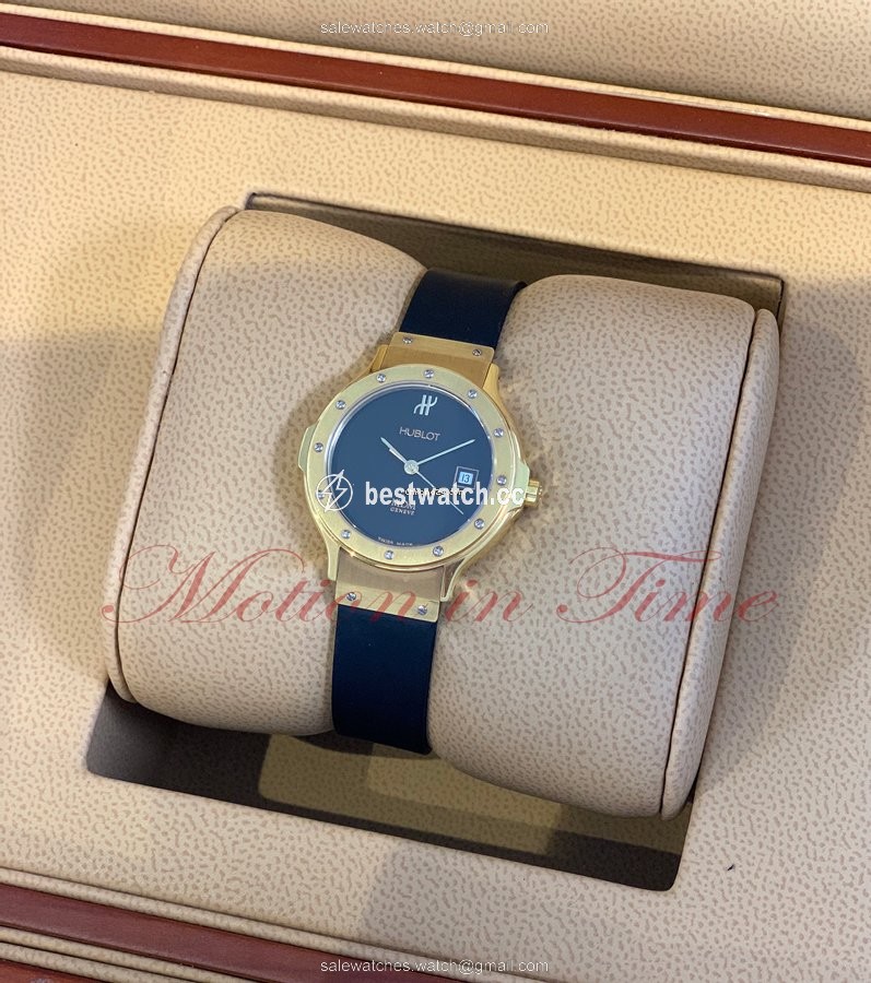 IMG_9085 Hublot Classic Fusion 45, 42, 38, 33 mm Womens watch Quartz Yellow gold 1393.3 Replica 2