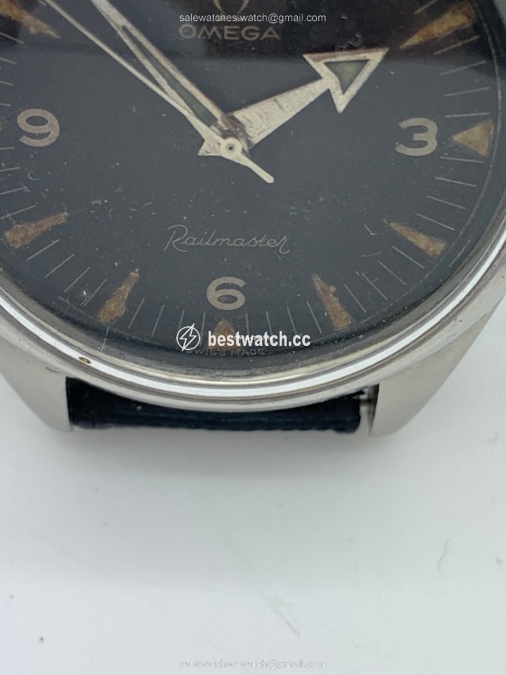 IMG_9085 Omega Seamaster Railmaster Mens watch Unisex Manual winding Steel CK2914-1 Replica 2