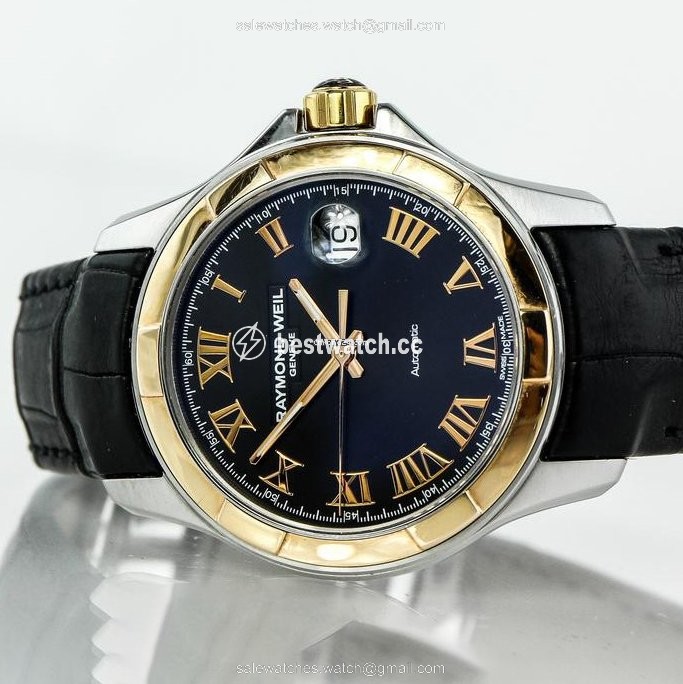 IMG_9085 Raymond Weil Parsifal Mens watch Unisex Automatic Gold Steel 2970 Replica 2