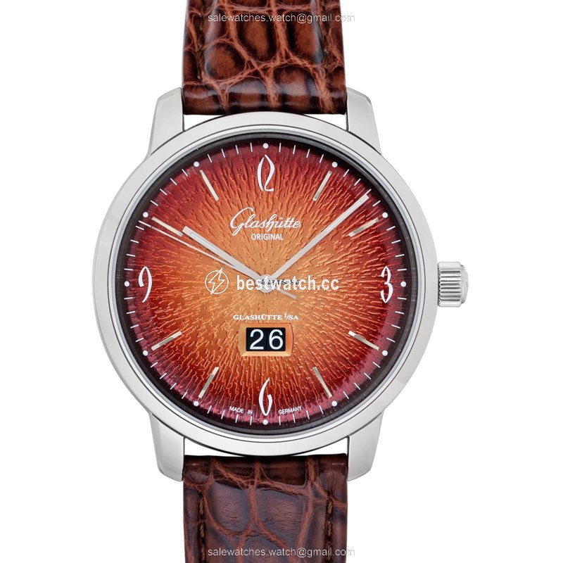 IMG_9085 Glashutte Original Sixties Panorama Date Mens watch Unisex Automatic Steel 2-39-47-09-02-04 Replica 2