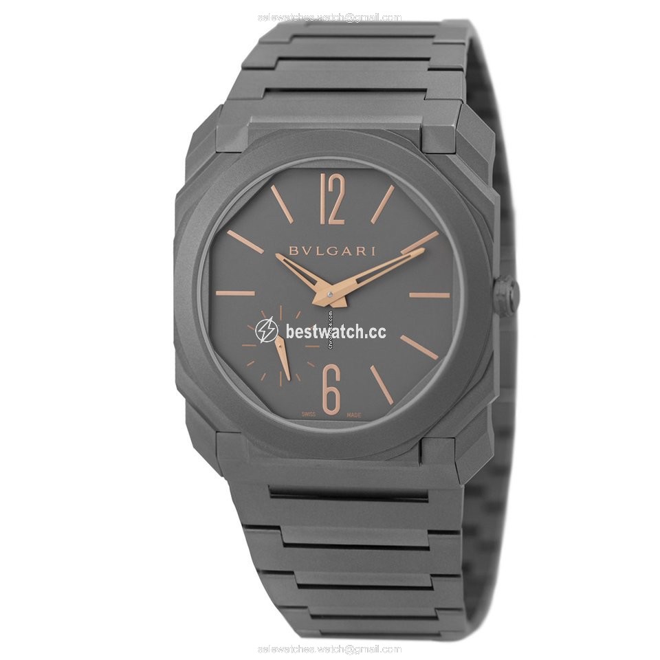 IMG_9085 Bulgari Octo Mens watch Unisex Automatic Titanium 103137 BGO40PTTGXTAUTO Replica 2