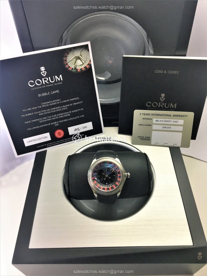 IMG_9085 Corum Bubble Mens watch Unisex Automatic Steel 082.310.20 0371 CA01 Replica 2