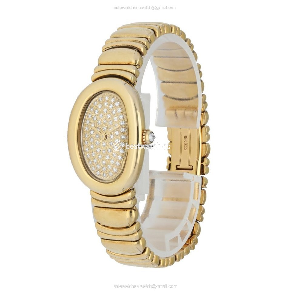 IMG_9085 Cartier Baignoire Womens watch Quartz Yellow gold 19501 Replica 2