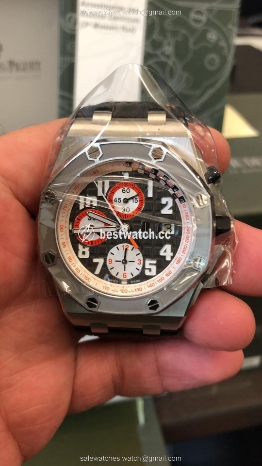 Audemars Piguet Royal Oak Offshore Chronograph Mens watch Unisex Automatic Steel 26175ST.OO.D003CU.01 Replica 2