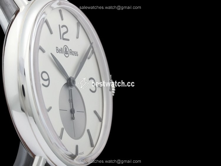 IMG_9085 Bell & Ross Vintage Mens watch Unisex Manual winding Silver BRWW1-ME-AG-OP-SCR Replica 2