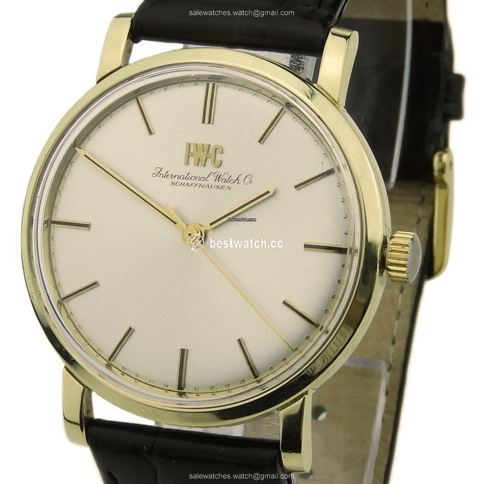 IMG_9085 IWC Mens watch Unisex Manual winding Yellow gold 2400 Replica 2