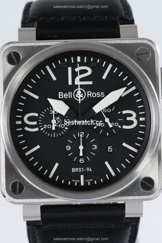 IMG_9085 Bell & Ross BR 01-94 Chronographe Mens watch Unisex Automatic Steel BR01-94-S Replica 2