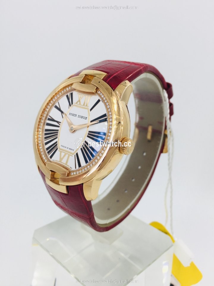 IMG_9085 Roger Dubuis Velvet Womens watch Automatic Rose gold RDDBVE0033 Replica 2