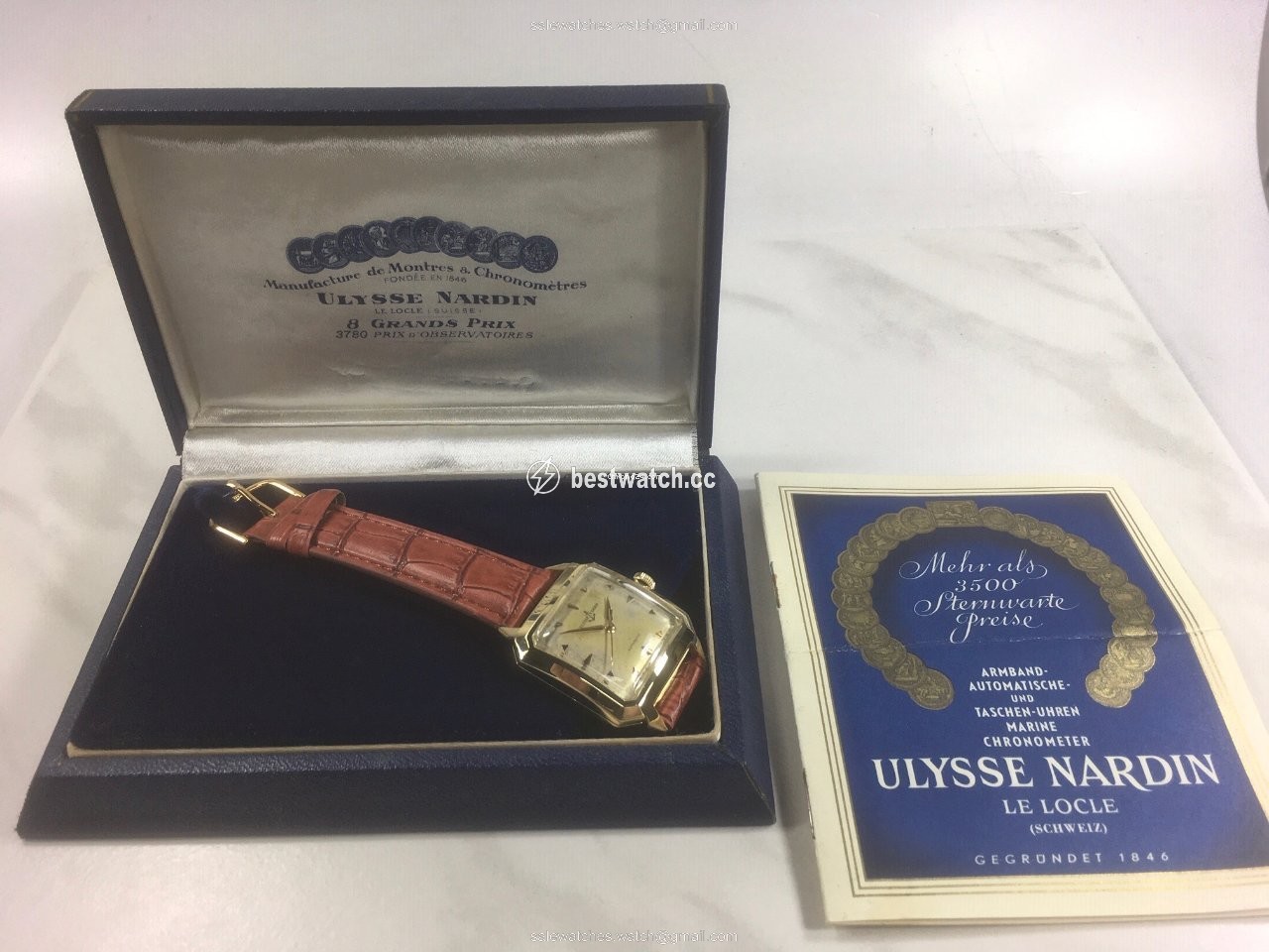 IMG_9085 Ulysse Nardin Mens watch Unisex Automatic Yellow gold 10321 Replica 2