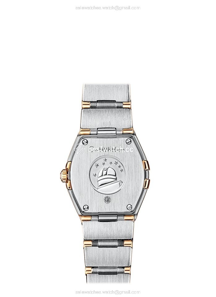 IMG_9085 Omega Constellation Quartz Womens watch Quartz Gold Steel 123.20.27.60.58.001 Replica 2