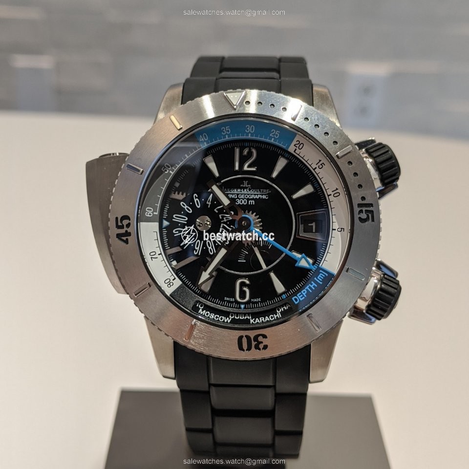 IMG_9085 Jaeger-LeCoultre Master Compressor Diving Pro Geographic Mens watch Unisex Automatic Titanium q185t770 Replica 2