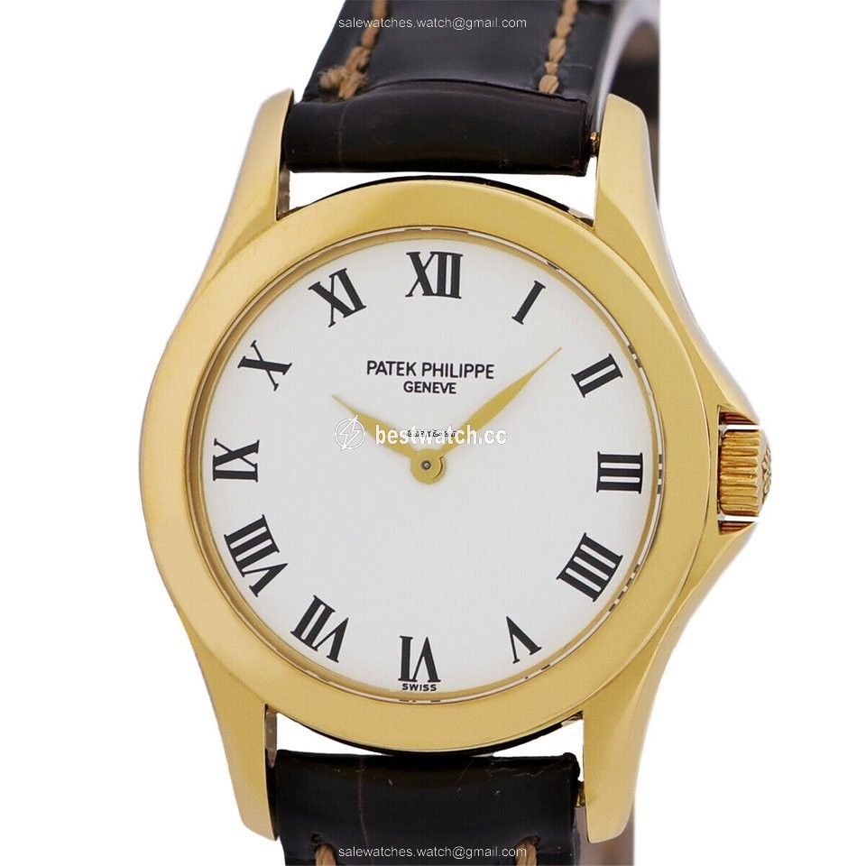Patek Philippe Calatrava Mens watch Unisex Manual winding Yellow gold 4905-J Replica 2
