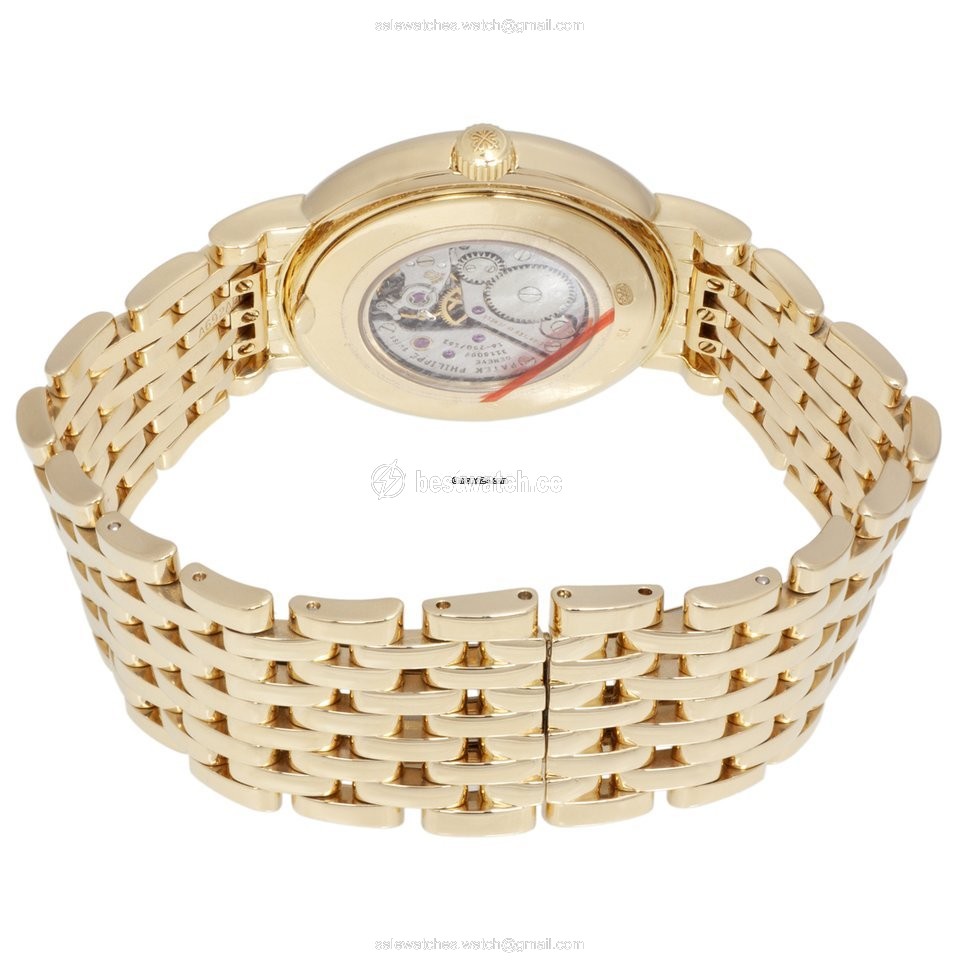 IMG_9085 Patek Philippe Calatrava Womens watch Automatic Yellow gold 4958-1J Replica 2