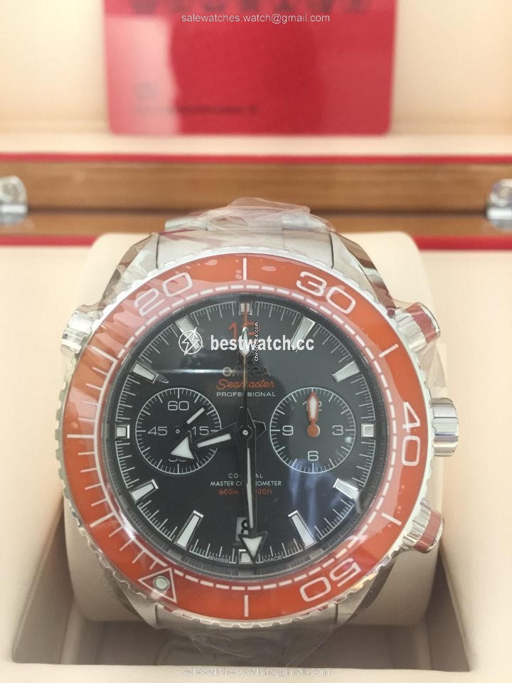 IMG_9085 Omega Seamaster Planet Ocean Chronograph Mens watch Unisex Automatic Steel 215.30.46.51.99.001 Replica 2