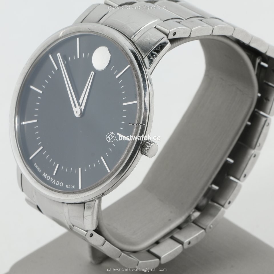 IMG_9085 Movado Mens watch Unisex Quartz Steel 39.1.14.1208 Replica 2