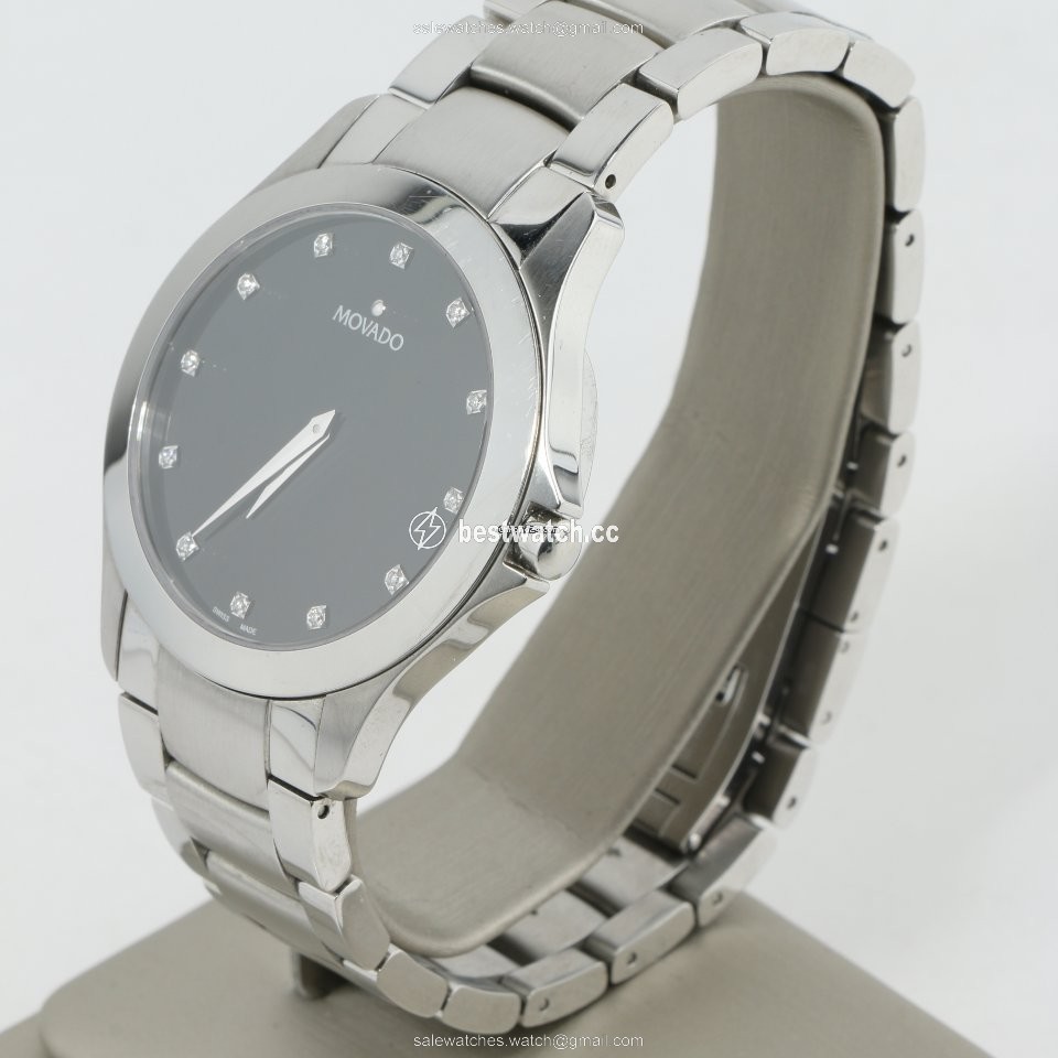 IMG_9085 Movado Masino Mens watch Unisex Quartz Steel 50.1.14.1351 Replica 2